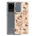 Stylish Café Samsung® Clear Case featuring a delightful dessert design, perfect for protecting your phone.