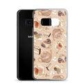 Café Samsung® Clear Case featuring a delightful design, perfect for protecting your phone in style.