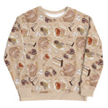 Stylish Café Sweatshirt featuring a charming design, perfect for cozy days at home or casual outings with friends.