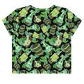 Choco Mint Crop Top features a vibrant mint and green design, perfect for a refreshing, stylish outfit.