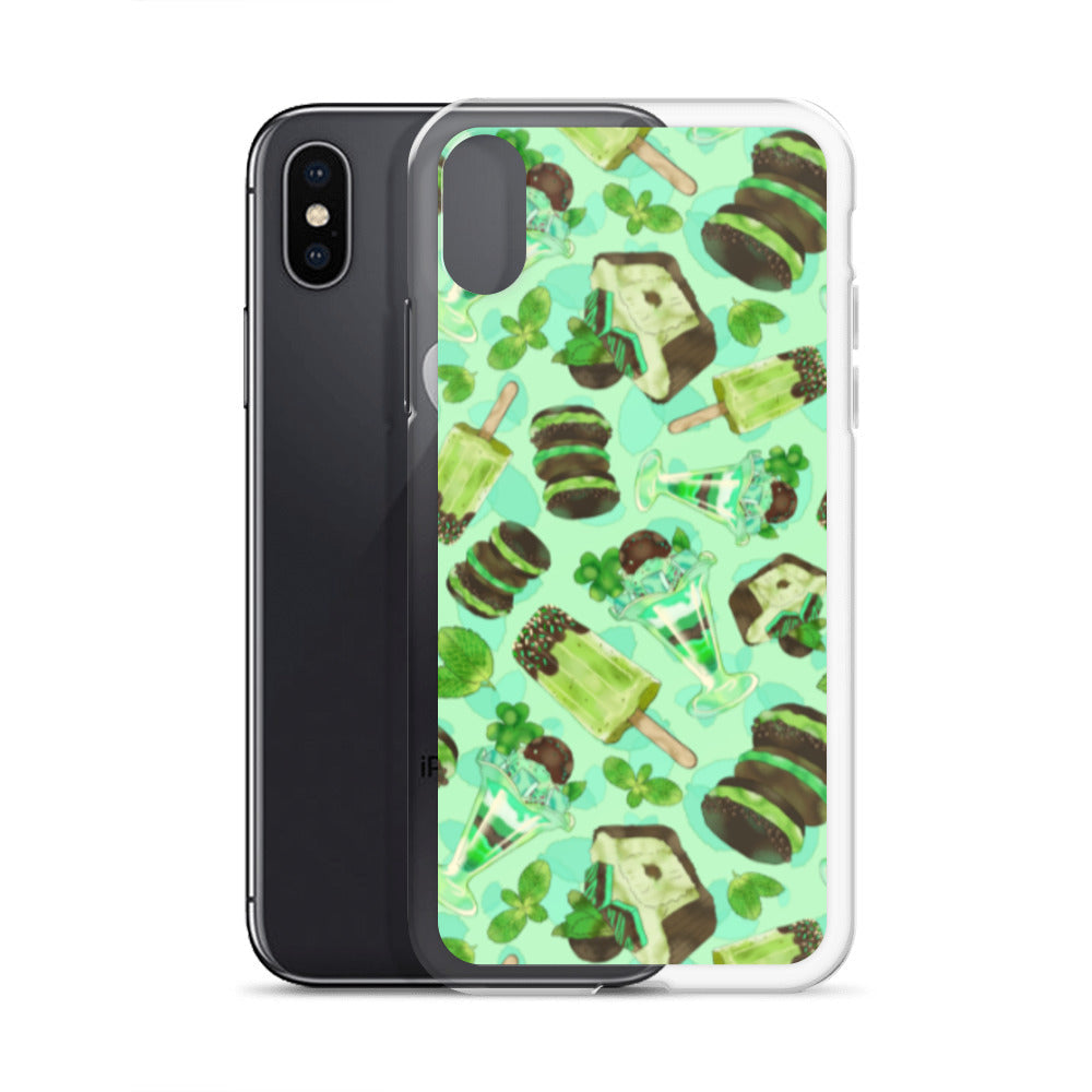 Protect your iPhone® in style with the Choco Mint iPhone® Clear Case, featuring a sleek design and durable materials.