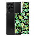 Bright and cheerful Choco Mint Samsung® Clear Case showcases a fun design that protects against scratches and dirt.