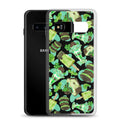 Bright and cheerful Choco Mint Samsung® Clear Case featuring fun mint-themed designs to protect your phone stylishly.