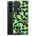 Brighten your day with the Choco Mint Samsung® Clear Case, showcasing a refreshing, colorful design for ultimate protection.