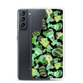 Choco Mint Samsung® Clear Case showcases vibrant mint-themed designs, adding style while protecting your phone.