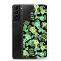 Choco Mint Samsung® Clear Case featuring a vibrant design, perfect for protection and style on your Galaxy S21 Plus.