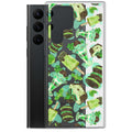 Bright and cheerful Choco Mint Samsung® Clear Case, offering style and protection for your phone. Perfect for every look!