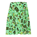 Choco Mint Skater Skirt featuring a playful mint and green design, perfect for adding a refreshing touch to any outfit.