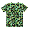 Choco Mint T-shirt featuring a vibrant pattern, perfect for summer activities and casual outings.