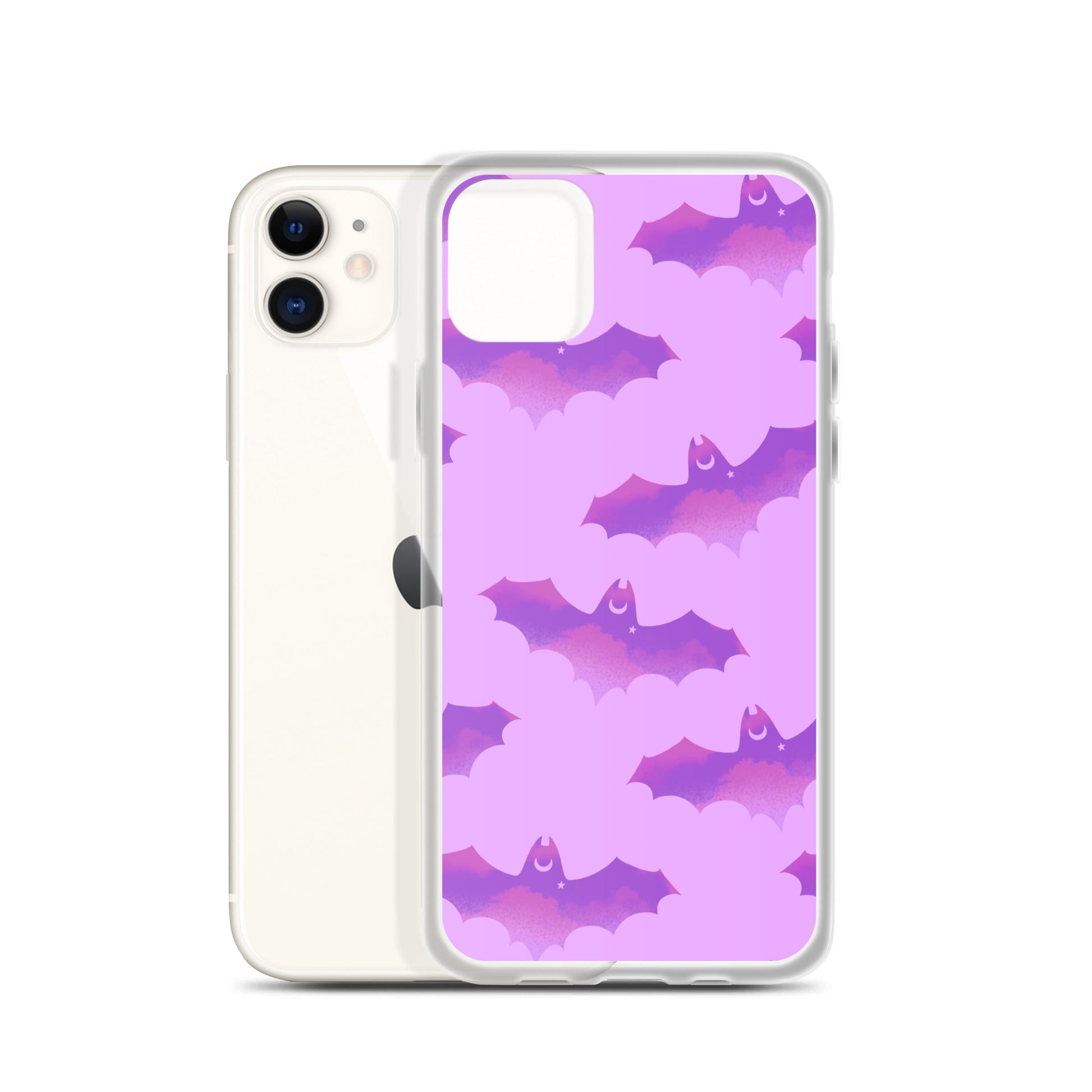 Sleek Aensland iPhone® Clear Case with solid back, flexible sides for ultimate protection against scratches and dust.