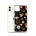 Sleek Royal Cookie iPhone® Clear Case featuring a charming dessert design, perfect for protection and style.