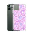 Gamer Girl iPhone® Clear Case featuring a fun design, offering protection against scratches and dust, perfect for gamers.