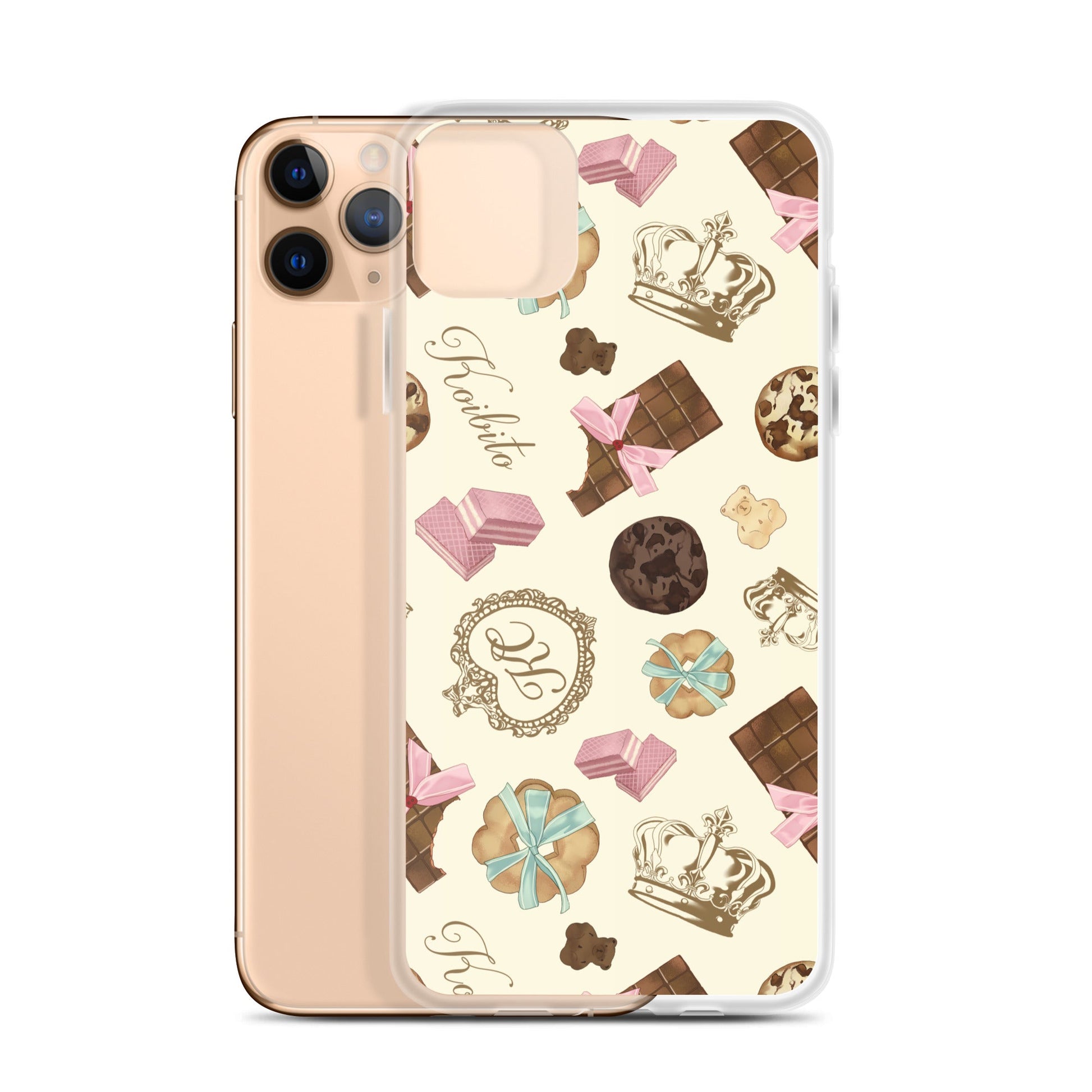 Sleek Royal Cookie iPhone® Clear Case offers protection with a stylish design, perfect for safeguarding your device.