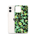 Choco Mint iPhone® Clear Case featuring a vibrant design, offering durable protection against scratches and dust.