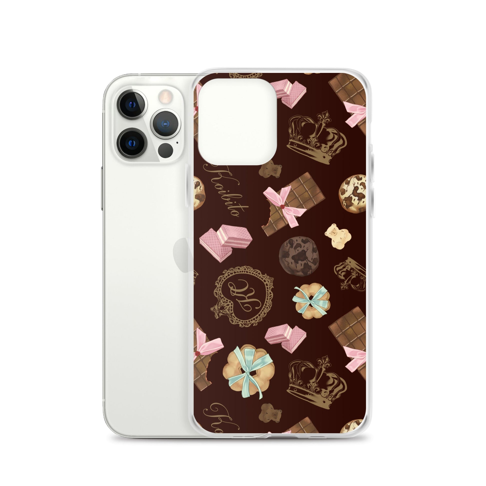Sleek Royal Cookie iPhone® Clear Case offers protection from scratches and dust with stylish design and flexible sides.