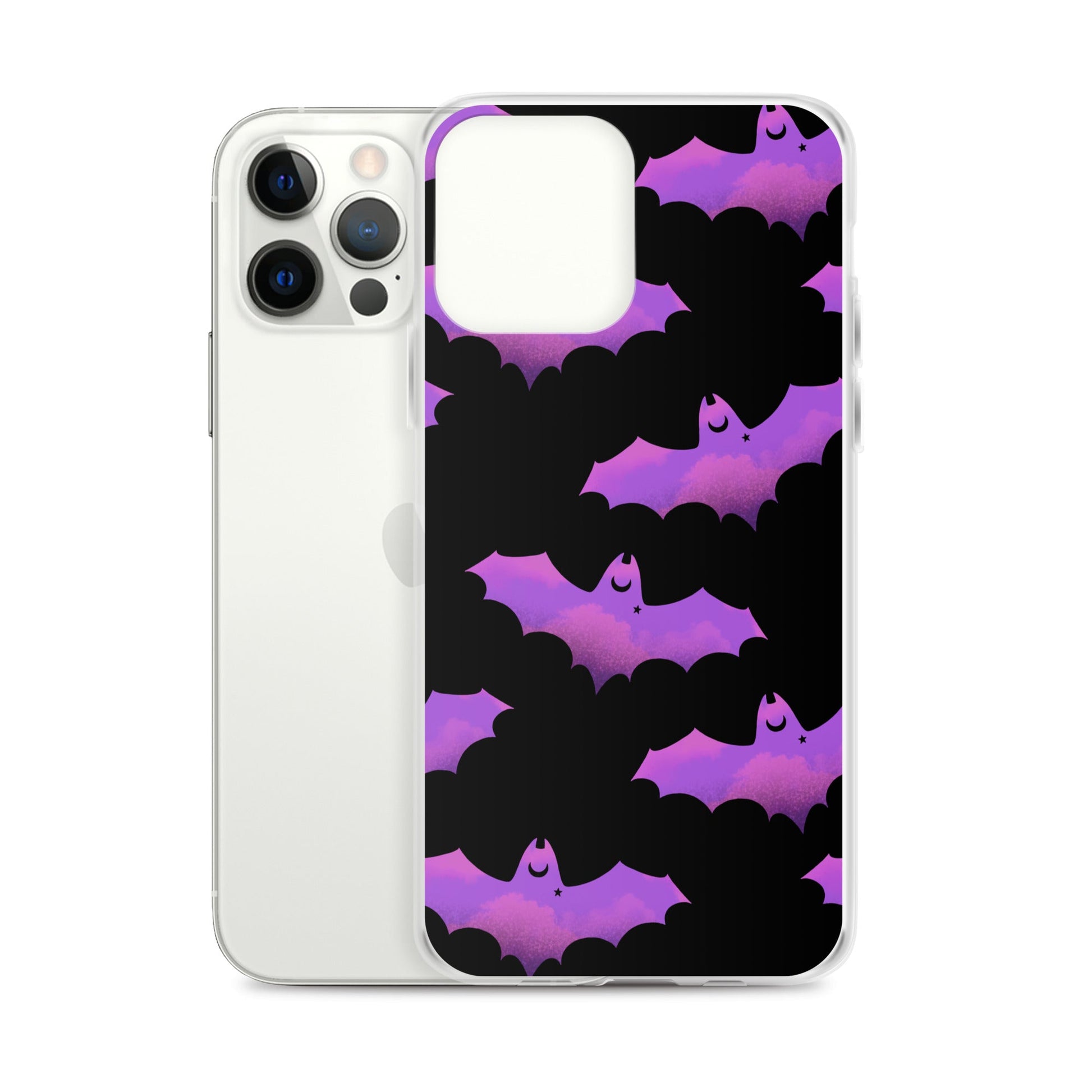 Sleek Aensland iPhone® Clear Case featuring flexible sides and solid back, offering ultimate protection and style.