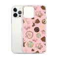 Sleek Royal Cookie iPhone® Clear Case features a charming design, protecting your phone from scratches and dirt.