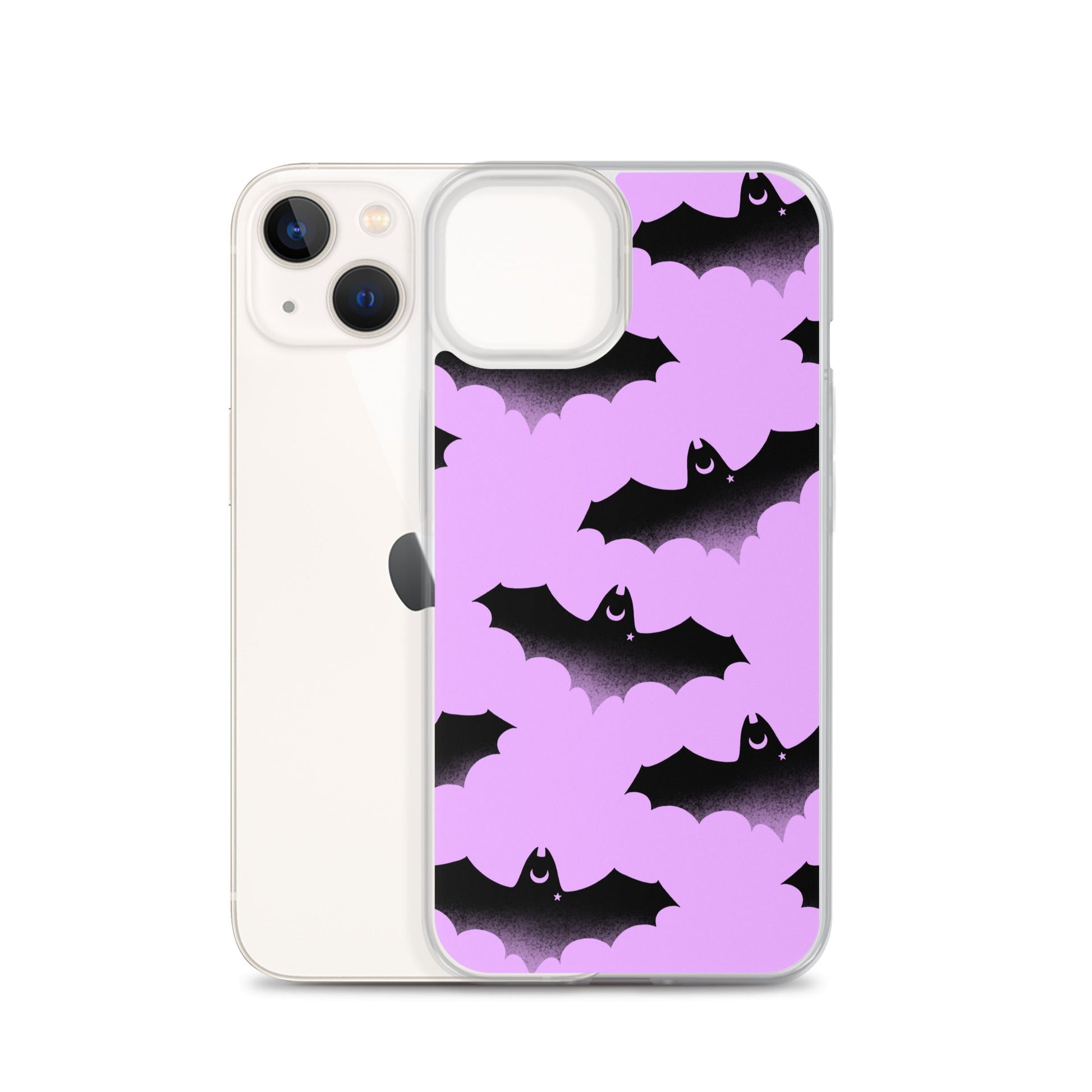 Sleek Aensland iPhone® Clear Case featuring solid back and flexible sides for optimal protection and easy access.