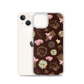 Royal Cookie iPhone® Clear Case features a fun design with sweets, protecting your phone stylishly from daily wear.
