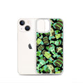 Choco Mint iPhone® Clear Case showcasing a sleek design, offering protection from scratches and easy accessibility.
