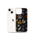 Stylish Gothic Tea Time iPhone® Clear Case featuring intricate designs, protecting against scratches and dust.