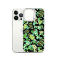Choco Mint iPhone® Clear Case featuring a sleek design, protecting against scratches and dirt while showcasing style.