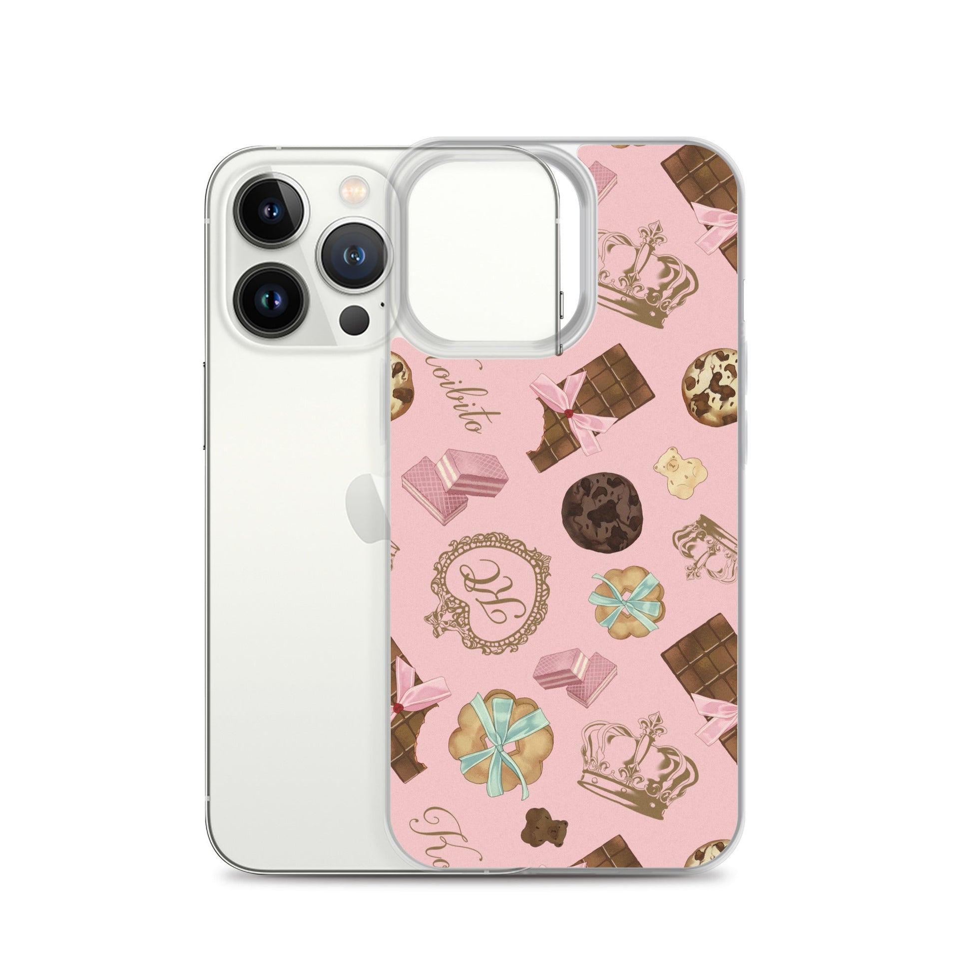 Stylish Royal Cookie iPhone® Clear Case offers protection against scratches and dirt while showcasing a fun design.