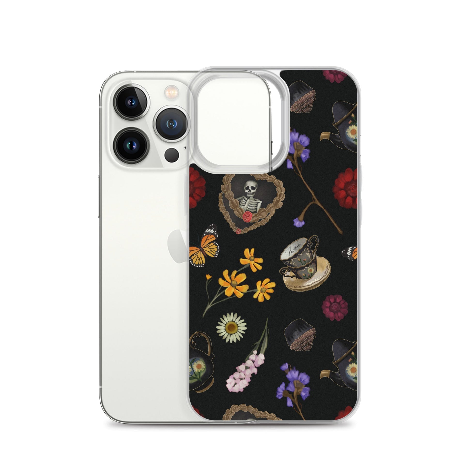 Protect your phone with the Gothic Tea Time iPhone® Clear Case, featuring unique designs and flexible, durable materials.