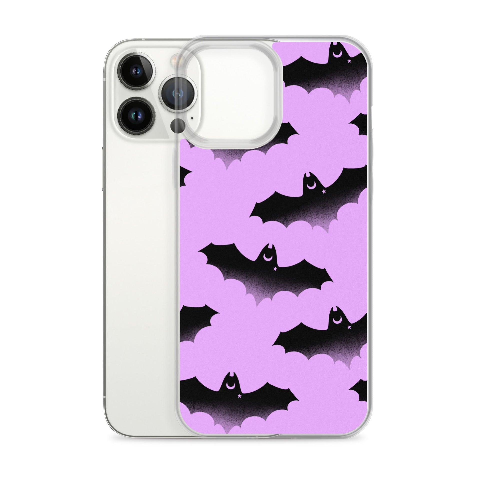 Sleek Aensland iPhone® Clear Case with solid back, flexible sides, perfect for protection against scratches and dirt.