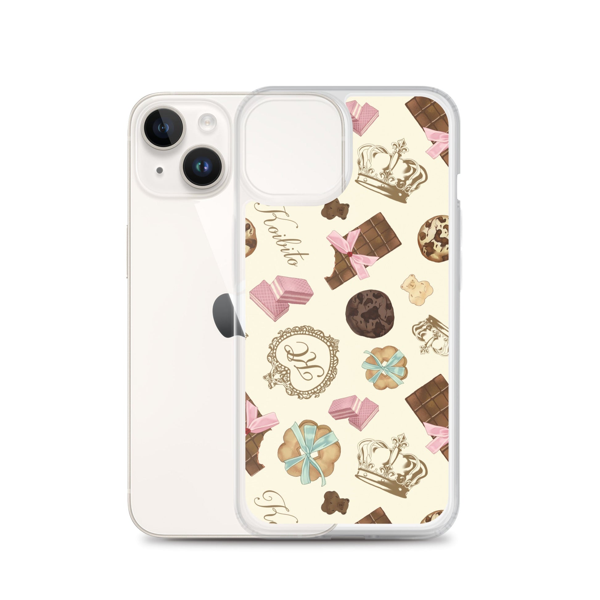 Sleek Royal Cookie iPhone® Clear Case offers stylish protection against scratches and dirt for your device.