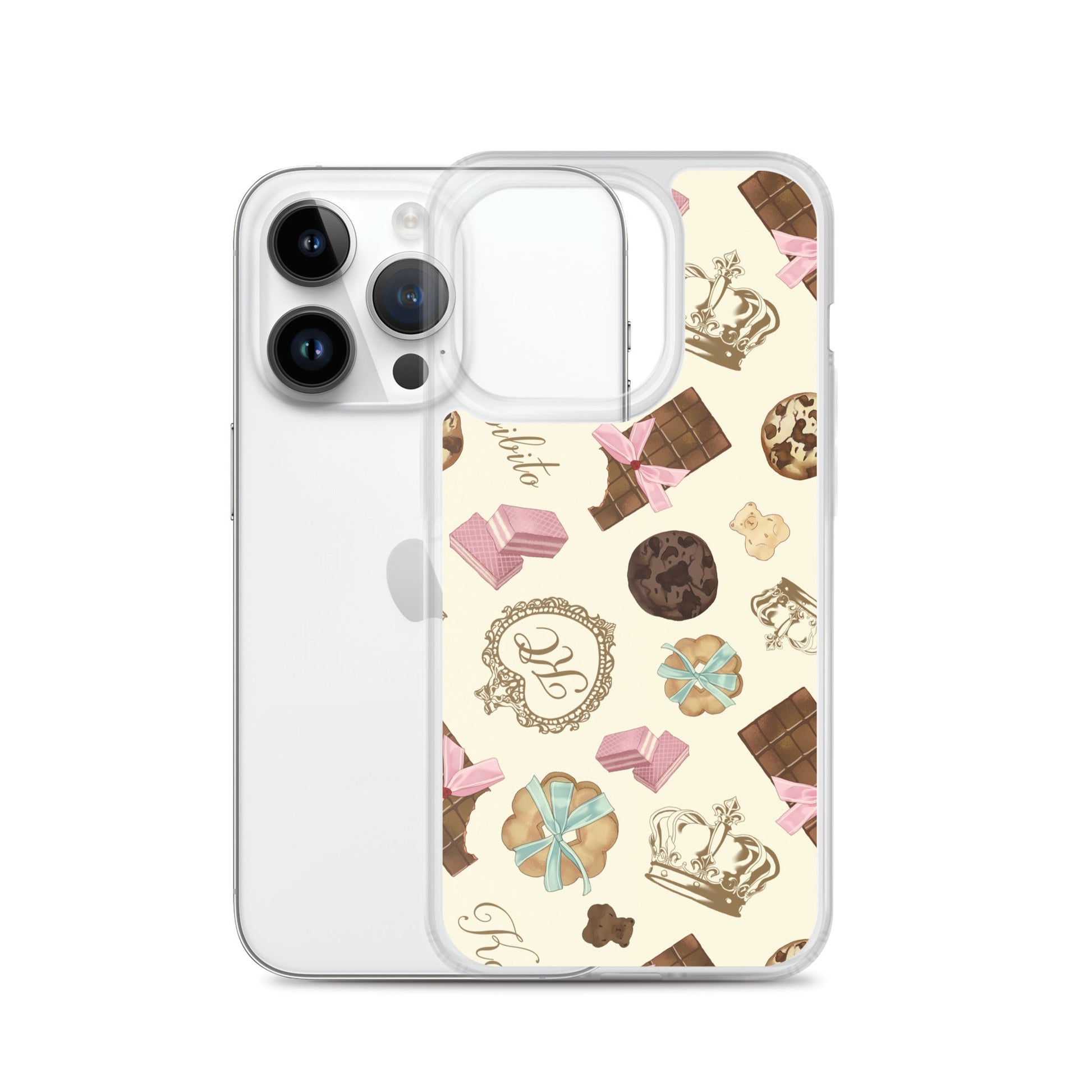 Stylish Royal Cookie iPhone® Clear Case offers durable protection with a chic design for your phone. Perfect for everyday use!