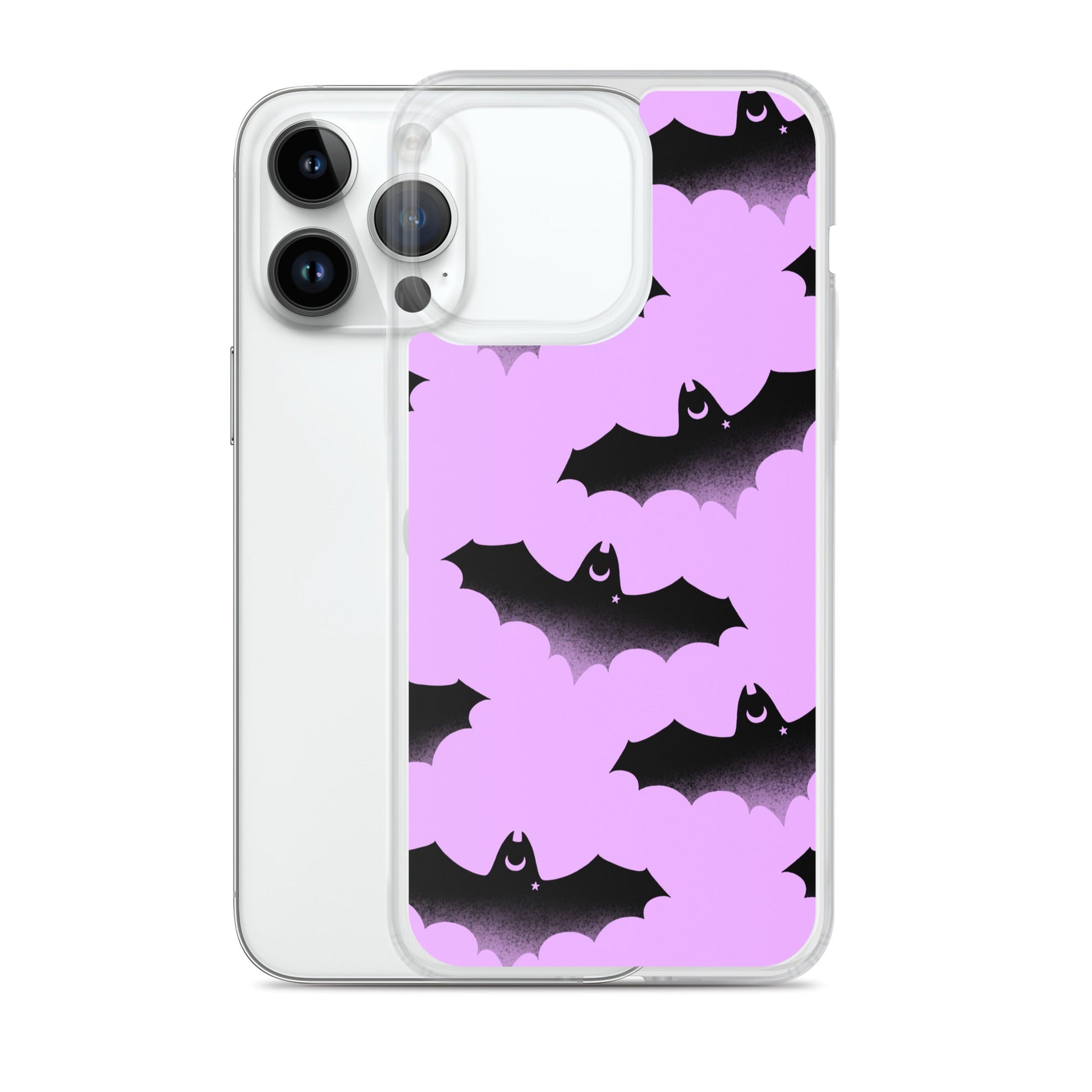 Sleek Aensland iPhone® Clear Case with flexible sides and solid back, protecting against scratches and dirt.