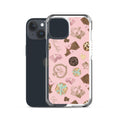 Protect your iPhone® stylishly with the Royal Cookie iPhone® Clear Case, featuring a chic design and flexible sides.