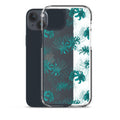 Sleek Higanbana iPhone® Clear Case with floral design offers protection from scratches and easy access to ports.