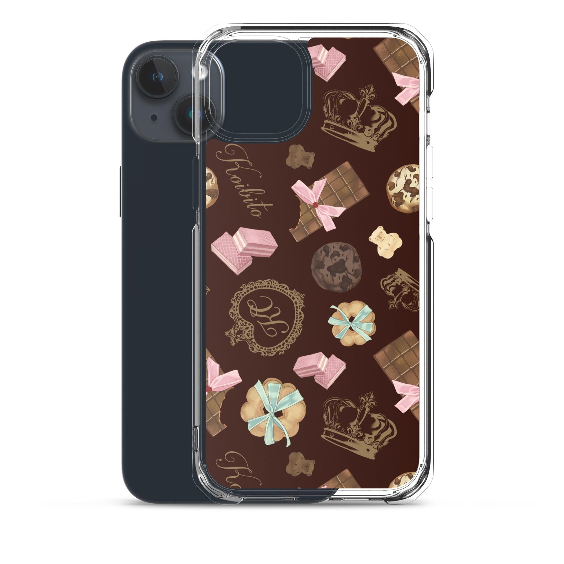 Stylish Royal Cookie iPhone® Clear Case offers protection with a flexible design and vibrant, cookie-themed graphics.