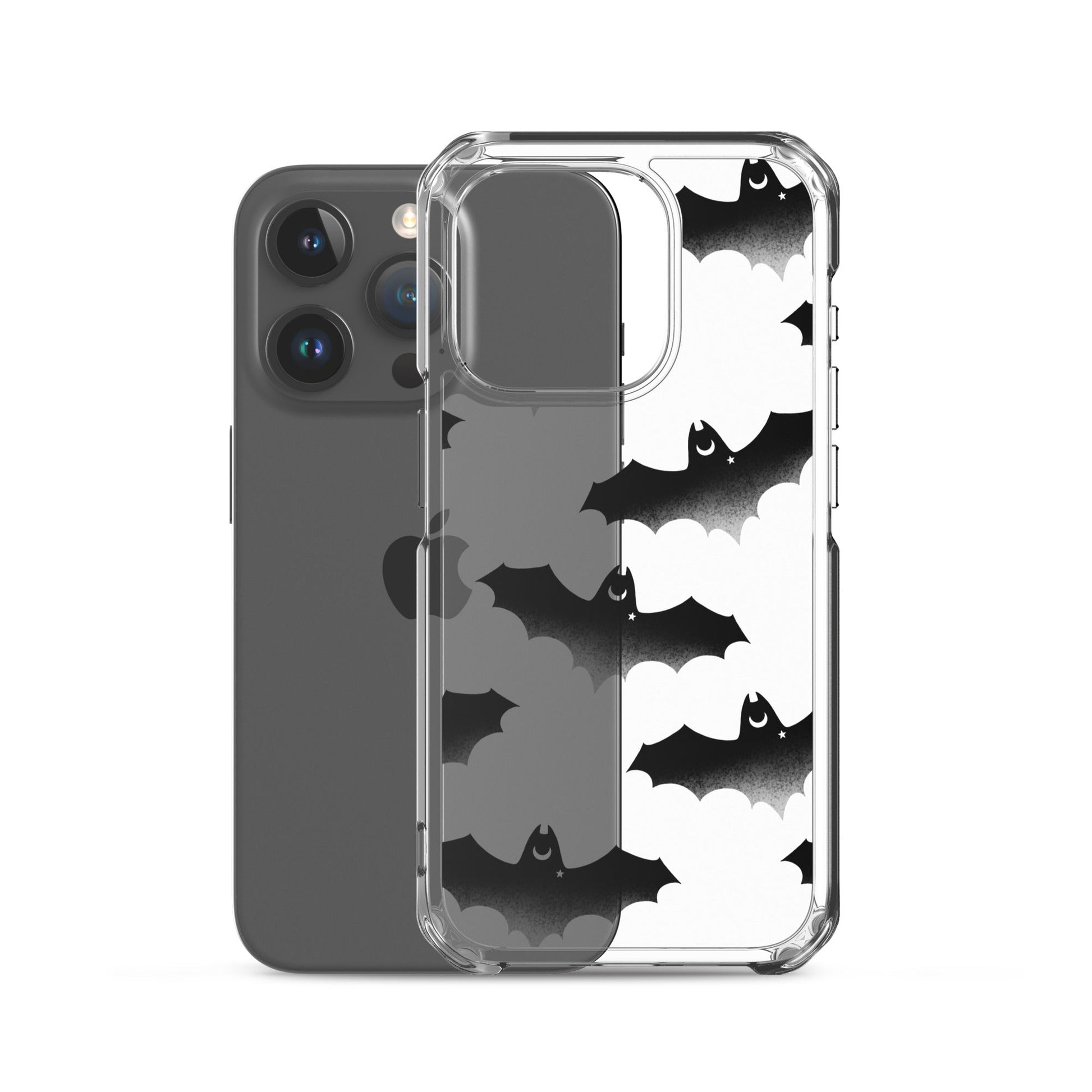 Sleek Aensland iPhone® Clear Case with solid back and flexible sides, protecting against scratches and dirt.