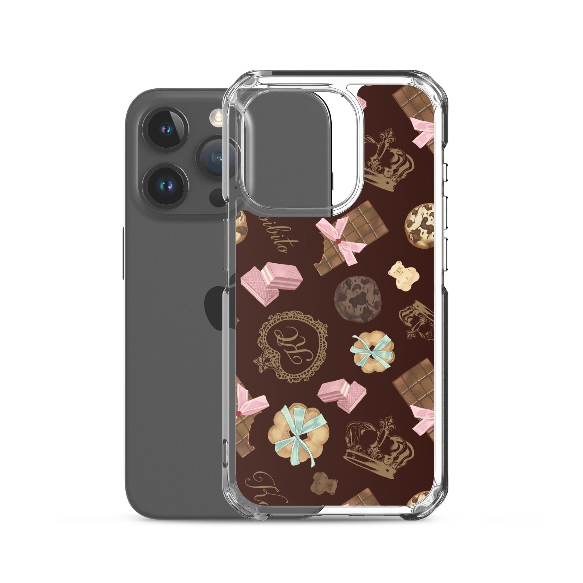 Sleek Royal Cookie iPhone® Clear Case offers protection from scratches with a stylish design, perfect for daily use.