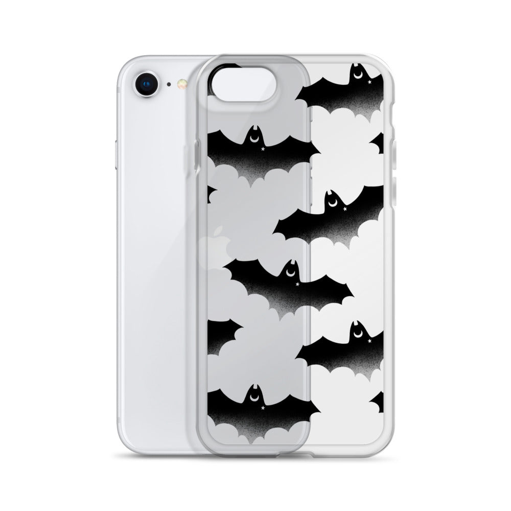 Aensland iPhone® Clear Case showcasing sleek design, protecting against scratches and dust with flexible sides.