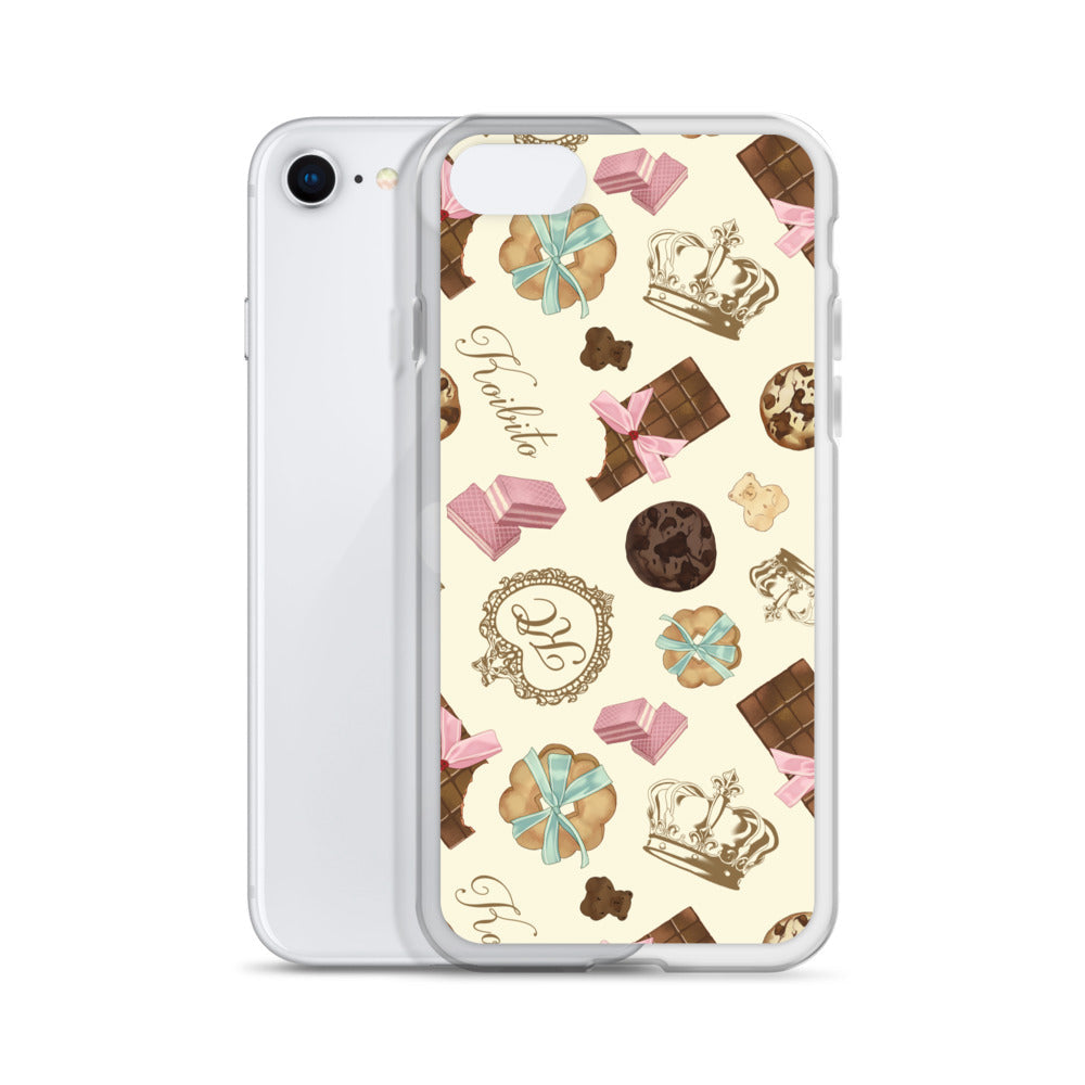 Royal Cookie iPhone® Clear Case featuring a stylish design that protects against scratches and dirt. Perfect for your phone!