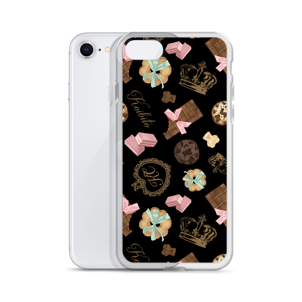 Sleek Royal Cookie iPhone® Clear Case features a stylish design, protecting against scratches and dirt effortlessly.