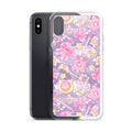Colorful Magical Girl iPhone® Clear Case showcasing cute designs, perfect for protecting your magical gadget in style.