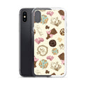 Protect your iPhone® in style with the Royal Cookie iPhone® Clear Case featuring a charming dessert design.