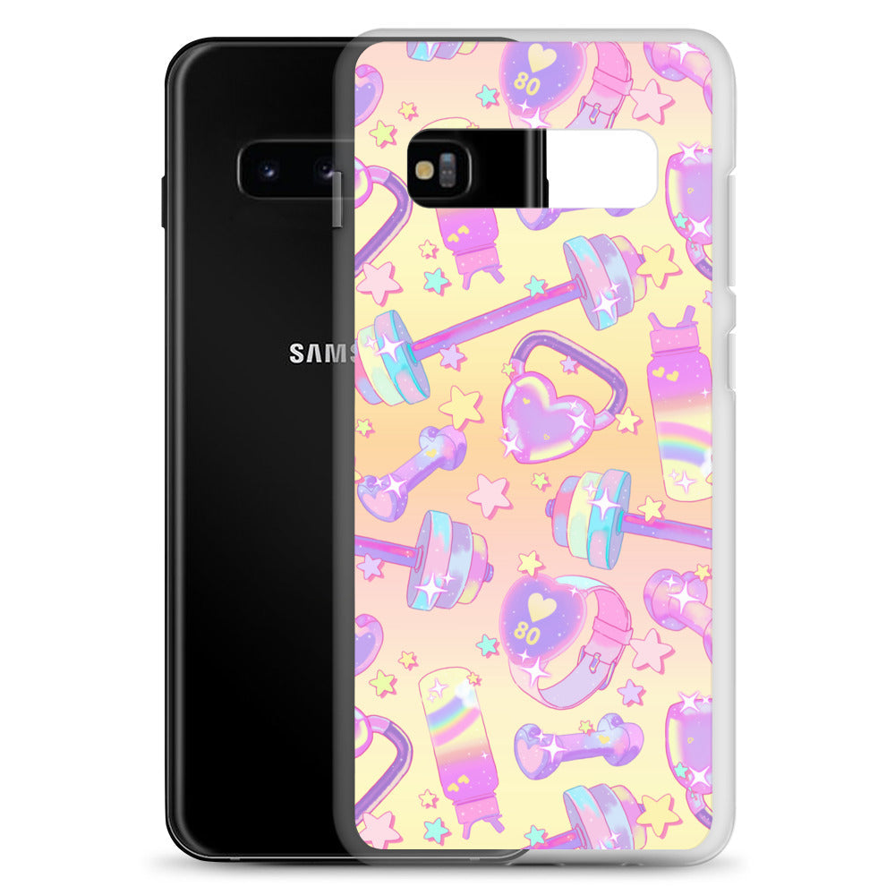 Protect your phone with the Glitter Gains Samsung® Clear Case featuring a stylish design and durable polycarbonate back.