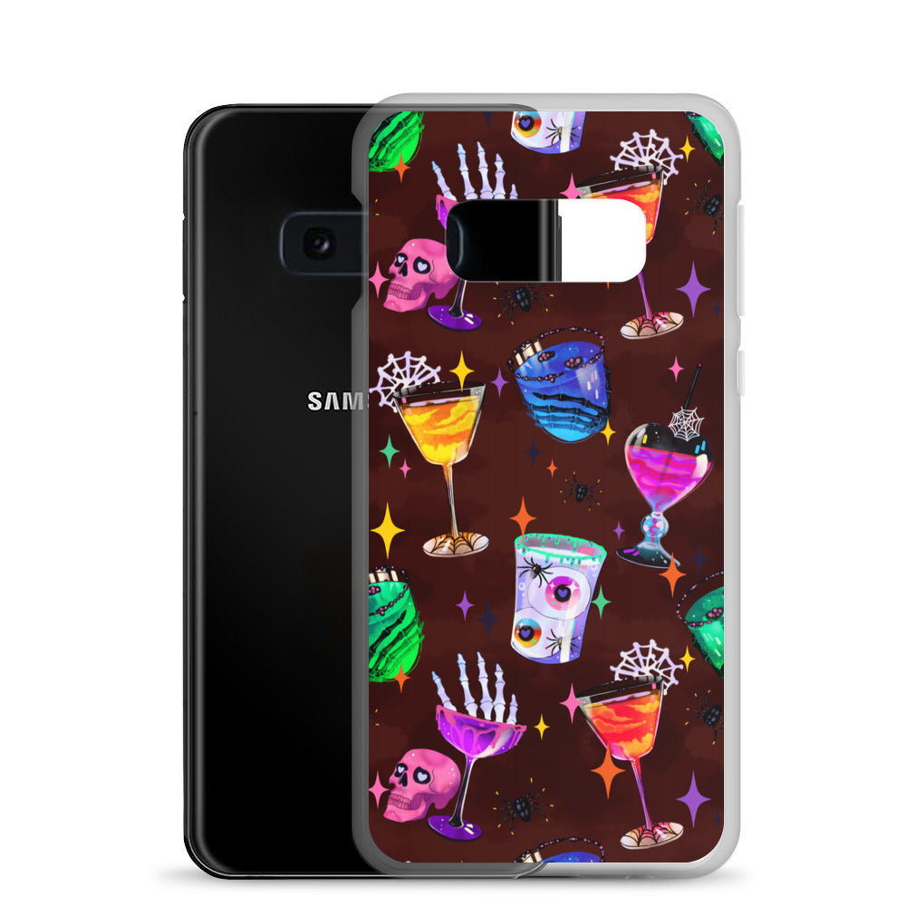 Colorful Monster Party Samsung® Clear Case features a solid back, protecting against scratches and dirt for your phone.