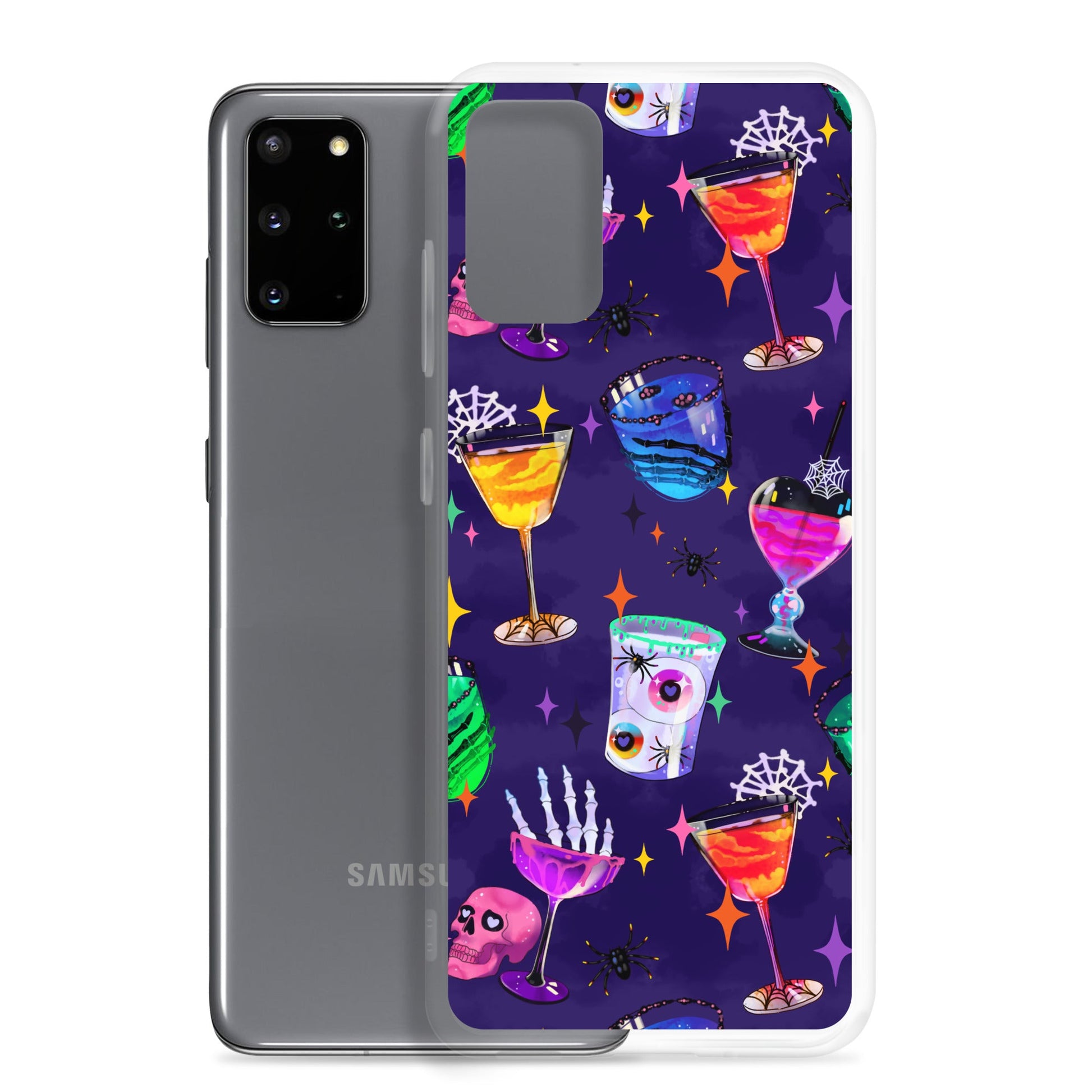Colorful Monster Party Samsung® Clear Case showcases fun designs while protecting against dust and scratches. Perfect fit!