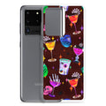 Colorful Monster Party Samsung® Clear Case showcasing fun designs, protecting against scratches and dirt. Perfect for Samsung phones!