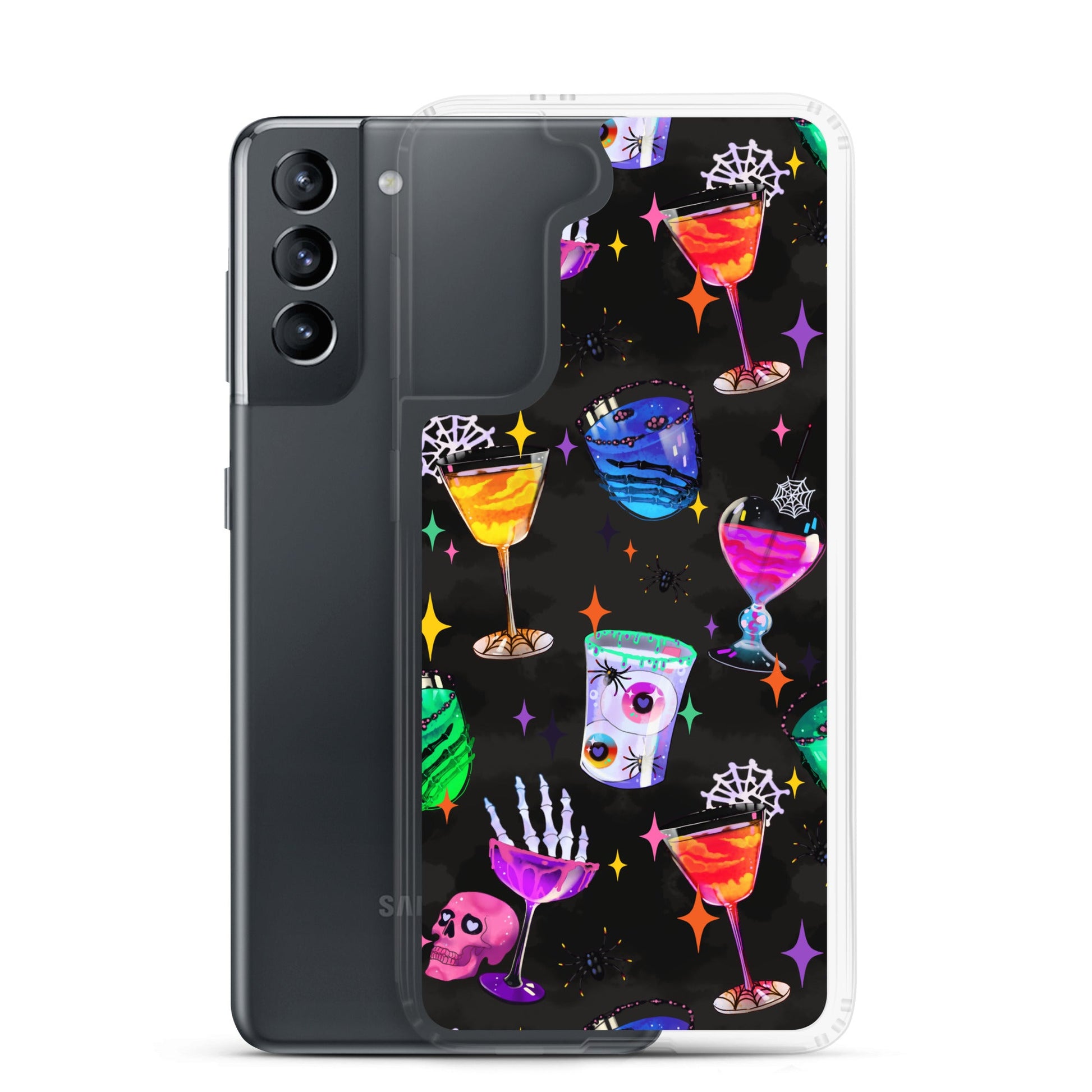 Protect your phone with the stylish Monster Party Samsung® Clear Case featuring a fun design and durable construction.