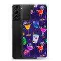 Sleek Monster Party Samsung® Clear Case featuring vibrant designs, protecting your phone from scratches and dirt.