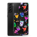 Colorful Monster Party Samsung® Clear Case with vibrant designs, providing sleek protection for your phone.