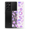 Sparkle with the Sea Princess Samsung® Clear Case, featuring seashells and stars for stylish phone protection.